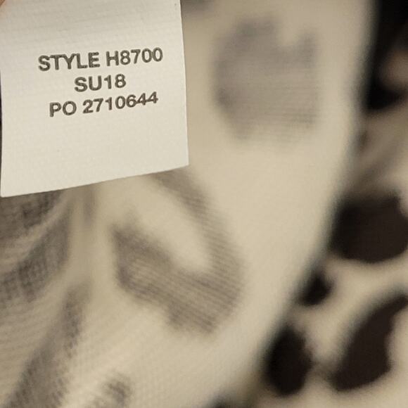 J. Crew Leopard Print Linen Blend Easy Pants size 16 - Picture 7 of 7